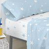 Bajera 100% Algodón Little Star 90x200x32 Cm (cama 90) Azul