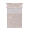 Juego De Sábanas 2 Piezas 100% Algodón Little Star 180x270 Cm (cama 105) Rosa