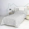 Colcha 100% Algodón Little Star 180x260 Cm (cama 80/90) Gris