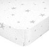 Bajera 100% Algodón Little Star 105x200x32 Cm (cama 105) Gris