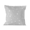 Funda De Almohada 100% Algodón Little Star 80x80 Cm Gris