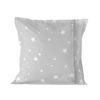 Funda De Almohada 100% Algodón Little Star 80x80 Cm Gris