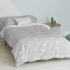 Juego Nórdico 2 Piezas 100% Algodón Little Star 180x220 Cm (cama 105) Gris