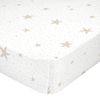 Bajera 100% Algodón Little Star 105x200x32 Cm (cama 105) Beige