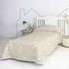 Colcha 100% Algodón Little Star 200x260 Cm (cama 105) Beige