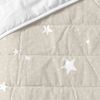 Colcha 100% Algodón Little Star 180x260 Cm (cama 80/90) Beige