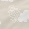 Funda De Almohada 100% Algodón Clouds 80x80 Cm Beige