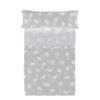 Juego De Sábanas 2 Piezas 100% Algodón Clouds 180x270 Cm (cama 105) Gris