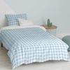 Juego Nórdico 2 Piezas 100% Algodón Vichy 140x200 Cm (cama 80) Azul