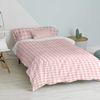 Juego Nórdico 2 Piezas 100% Algodón Vichy 155x220 Cm (cama 80/90) Rosa