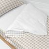 Saco Nórdico 100% Algodón Vichy 105x200 Cm (cama 105) Con Relleno Beige