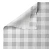 Juego De Sábanas 2 Piezas 100% Algodón Vichy 100x130 Cm (cuna) Gris