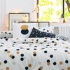 Funda Nórdica 100% Algodón Golden Dots 140x200 Cm (cama 80) Multicolor