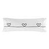 Funda De Almohada 100% Algodón My Love 45x110 Cm (x2) (cama 180/200) Multicolor