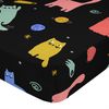 Bajera 100% Poliéster Cosmic Cats 180x200x32 Cm (cama 180) Multicolor