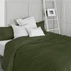 Funda Nórdica 100% Algodón Basic 140x200 Cm (cama 80) Verde Oliva