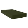 Bajera 100% Algodón Basic 105x200x32 Cm (cama 105) Verde Oliva