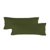 Funda De Almohada 100% Algodón Basic 60x60 Cm (x2) Verde Oliva