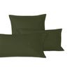 Funda De Almohada 100% Algodón Basic 50x75 Cm (x2) (cama 150/160) Verde Oliva