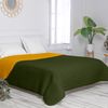 Colcha 100% Algodón Dash 180x260 Cm (cama 80/90) Verde Oliva