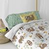 Juego Nórdico 2 Piezas 100% Algodón Happy Sloth 180x220 Cm (cama 105) Multicolor