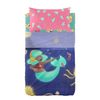 Juego De Sábanas 2 Piezas 100% Algodón Happy Mermaid 100x130 Cm (cuna) Multicolor