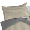 Funda De Almohada 100% Algodón Oxford 50x75 Cm (x2) (cama 150/160) Beige