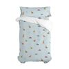 Juego Nórdico 2 Piezas 100% Algodón Mini Dinosaur 140x200 Cm (cama 80) Multicolor