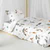 Juego De Funda Nórdica Happyfriday Mini Savanna Multicolor Cama De 80 2 Piezas