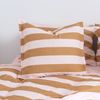 Funda De Almohada 100% Algodón Breton 45x155 Cm (cama 135/140) Naranja