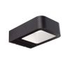 Aplique De Pared Exterior Led 6w Aluminio Iluminación Doble Cara Asturica Blanco Cálido 3000k  80º220-240v Ac