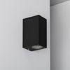 Aplique De Pared Exterior Aluminio Iluminación Doble Cara Negro Miseno   Negro