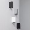 Aplique De Pared Exterior Aluminio Iluminación Doble Cara Miseno Blanco