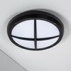 Plafón Led 13.5w Circular Para Exterior Ø300 Mm Ip65 Linus Blanco Cálido 3000k