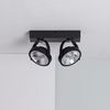 Foco Led 30w Cree De Superficie Direccionable Ar111 Regulable Negro Blanco Neutro 4000k