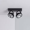 Foco Led 30w Cree De Superficie Direccionable Ar111 Regulable Negro Blanco Neutro 4000k