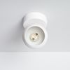 Lámpara De Pared Aluminio Orientable 1 Foco Blanco Ates   Blanco