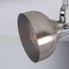 Lámpara De Techo Orientable Aluminio 2 Focos Plata Emer Plata