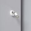 Lámpara De Pared Aluminio Orientable Con Interruptor 1 Foco Oasis Blanco   Blanco