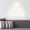 Panel Led Hexagonal 18x18cm 10w 800lm Base Principal Blanco Neutro 4000k - 4500k