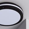 Plafón Circular Aluminio Para Exterior Ø300 Mm Ip54 Corso Negro