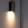 Aplique De Pared Exterior Led 6w Aluminio Roma Gris Blanco Cálido 3000k