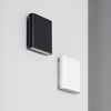 Aplique De Pared Exterior Led 12w De Aluminio Iluminación Doble Cara Vesta Blanco Blanco Cálido 3000k