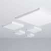 Plafón Led 18w Cuadrado 225x225 Mm Blanco Cálido 3000k