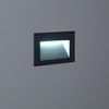 Baliza Exterior Led 3w Empotrable Pared Gris Mystic 6000k