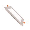 Placa Led 18w Cuadrada Superslim Corte 205x205 Mm Silver Blanco Neutro  4000k