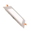 Placa Led 18w Cuadrada Superslim Corte 205x205 Mm Silver Blanco Neutro  4000k