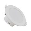 Downlight Led 15w Circular Baño Ip44 Corte Ø 115 Mm Blanco Cálido  2700k