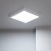 Plafón Led 24w Cuadrado Metal 300x300 Mm Design White Blanco Frío 6000k