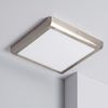 Plafón Led 24w Cuadrado Metal 300x300 Mm Design Silver Blanco Cálido 3000k